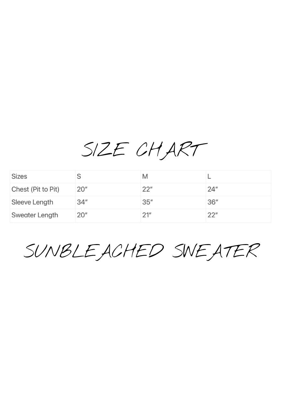 Sunbleached Cropped Sweater